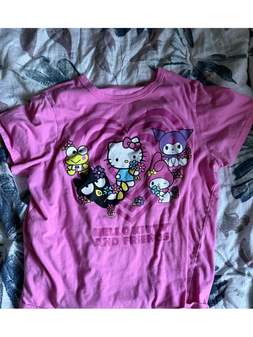 Sanrio Pink Hello Kitty & Friends Graphic Tee